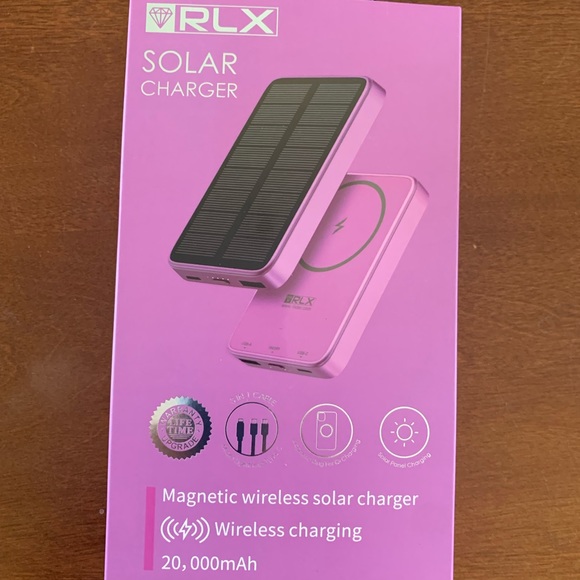 RLX Cell Phones & Accessories Rlx Wireless Solar Charger